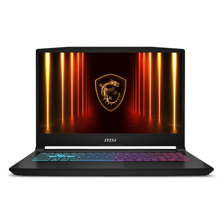 Laptop Msi Katana 15 HX, 15.6 inch, 2560x1440, 165Hz, i7, 32GB, 1TB SSD, RTX 5070, negru
