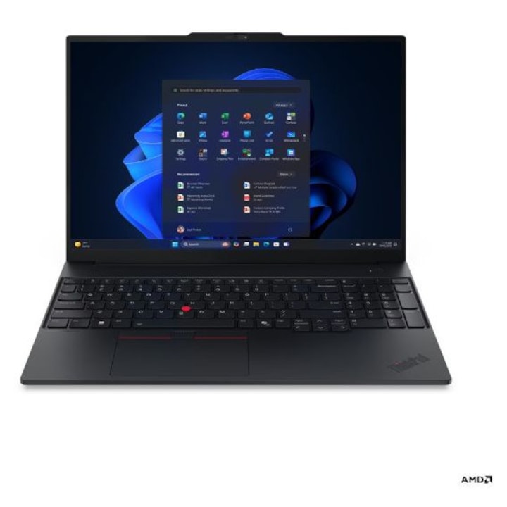 Laptop Lenovo ThinkPad E16 Gen 3, 16'' WUXGA, Ryzen 5 230, 32GB, 1TB SSD