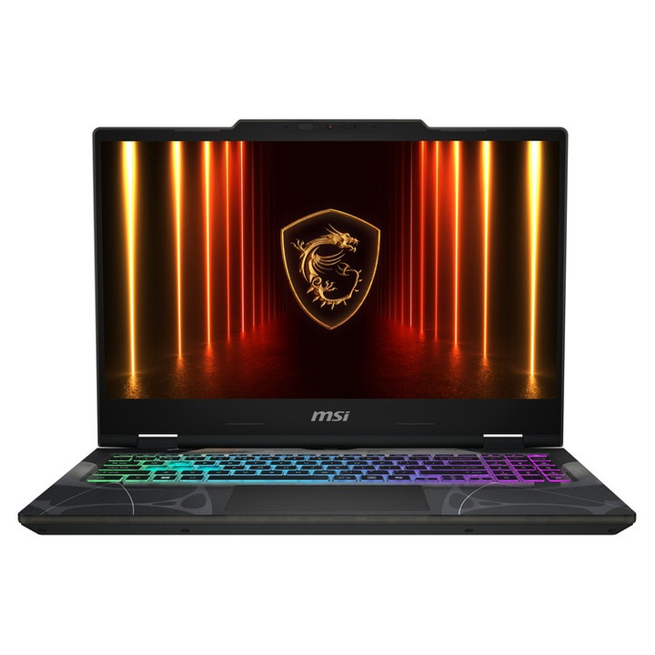 Laptop MSI Cyborg A15 AI, 15.6'' FHD, 16GB RAM, 1TB SSD, NVidia GeForce RTX 5050, Negru