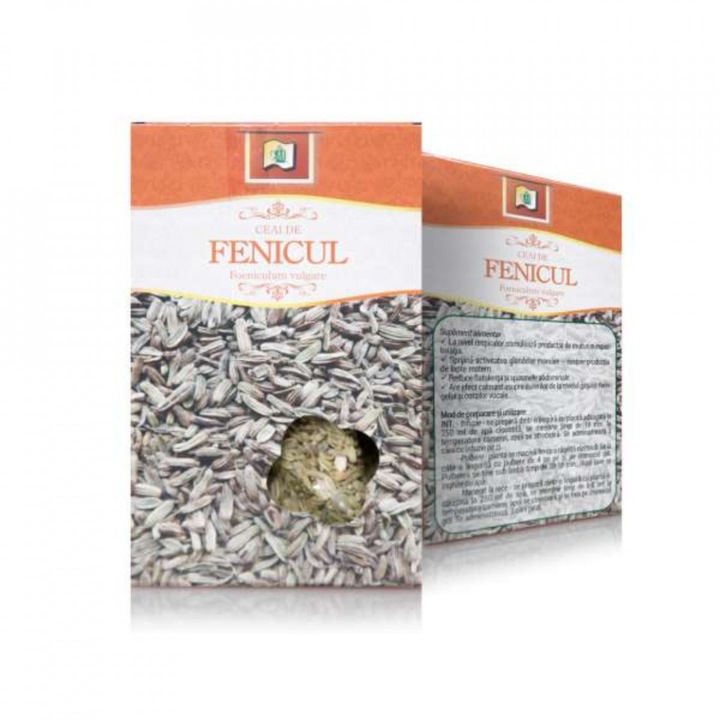 Ceai fenicul, STEFMAR PRODUCTIE, 50gr, infuzie, pentru sistem respirator