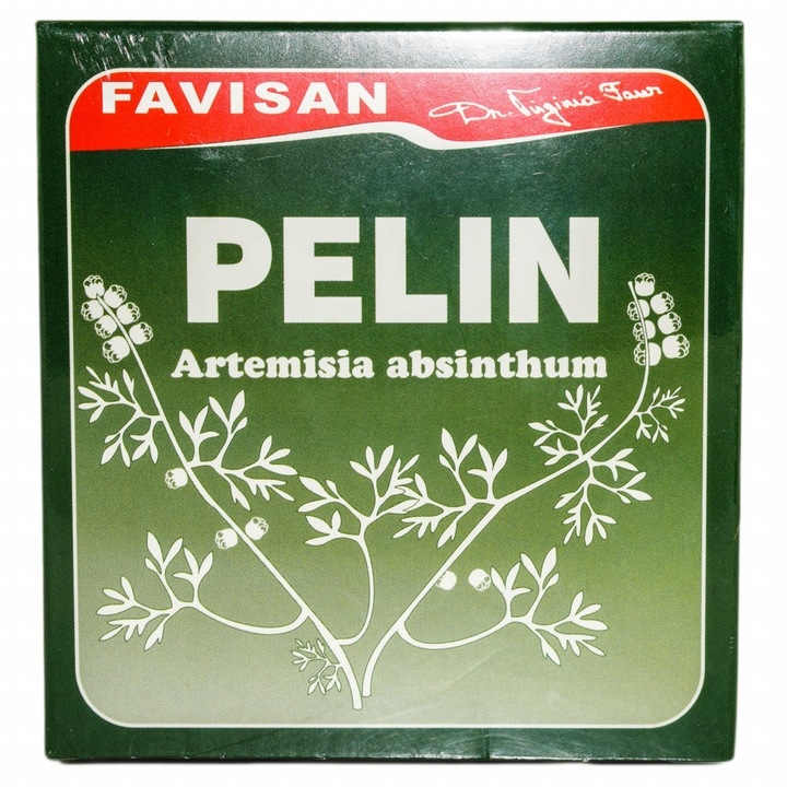 Ceai Pelin 50g Favisan, antiseptic, reglează secreția gastrică, verde