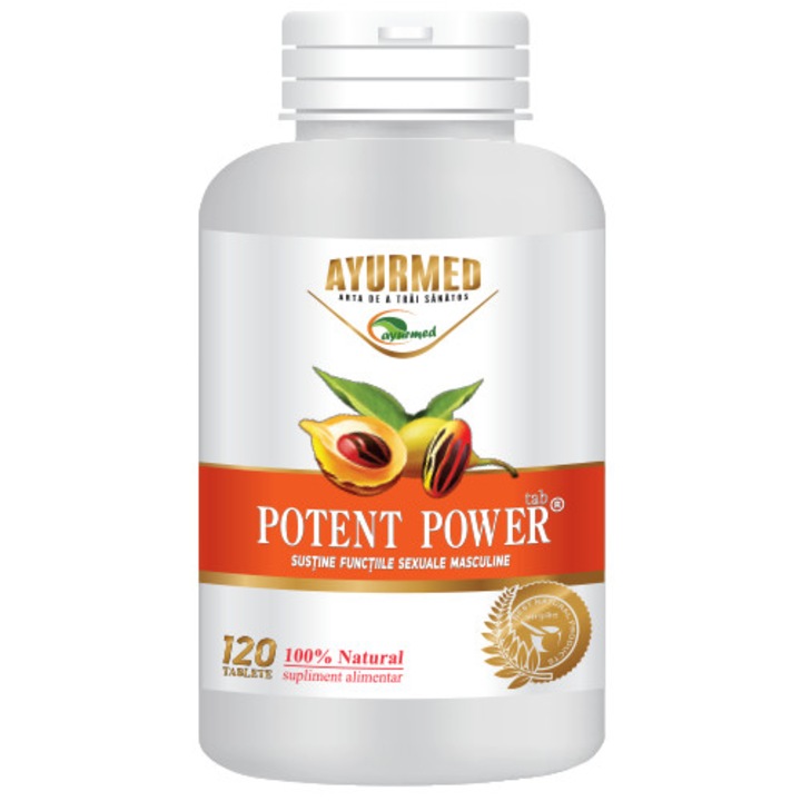 Supliment alimentar Potent Power, STAR INTERNATIONAL, 60 comprimate, energizant, plante medicinale