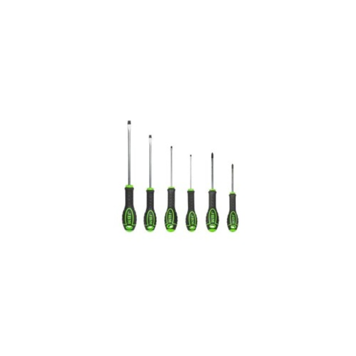 Set de 6 șurubelnițe JBM, Philips și plate, dimensiuni 80mm-150mm, uz general