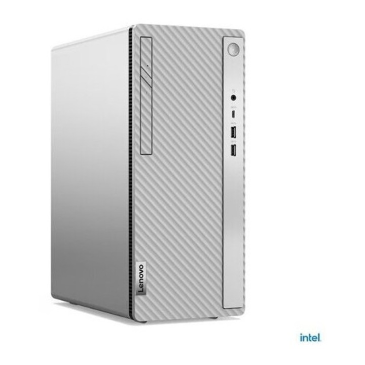Desktop PC Lenovo IdeaCentre 5, Intel Core i7-13700, 16GB RAM, 512GB SSD, Intel UHD Graphics, gri cloud