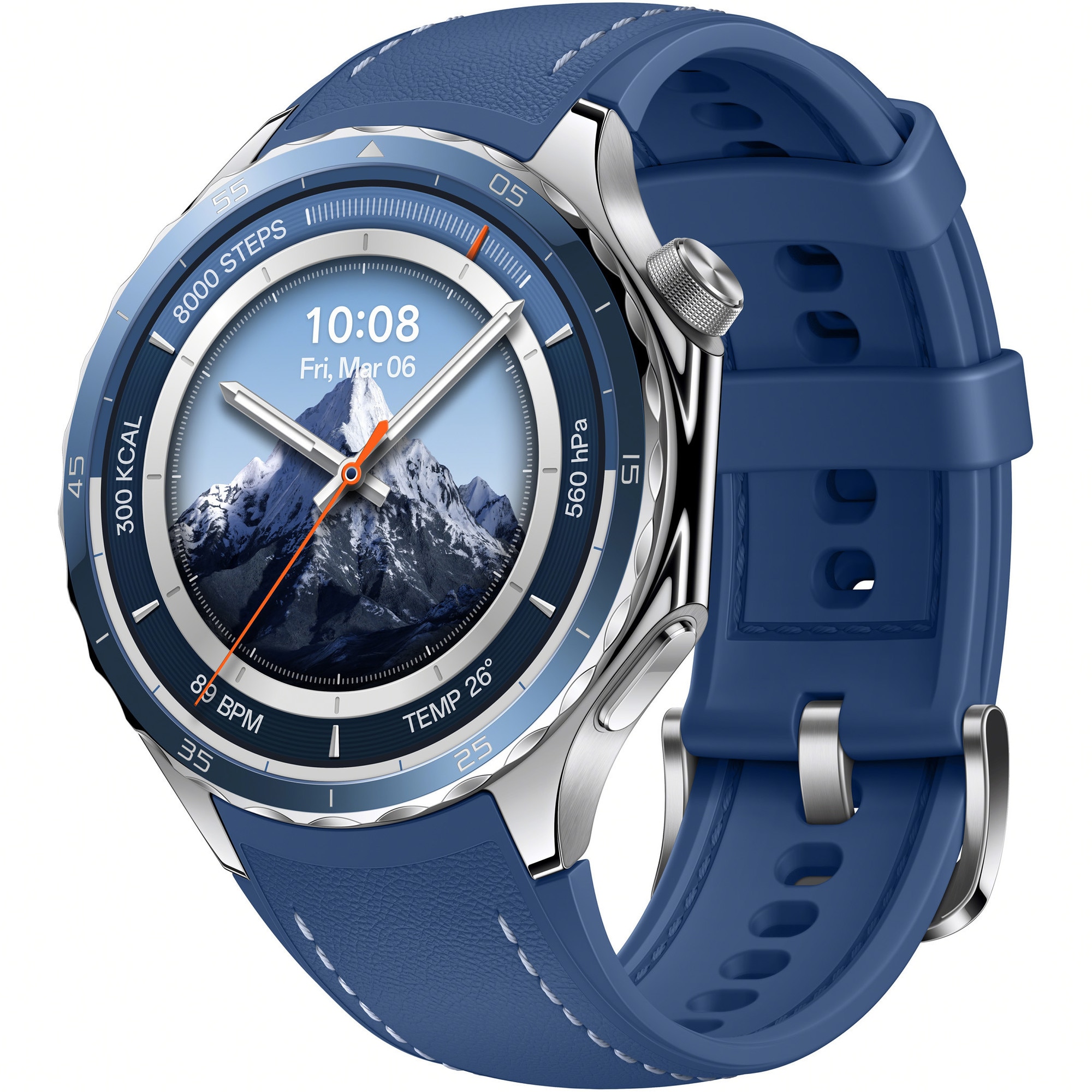 Smartwatch OPPO Watch X2, 1.5 inch, GPS, Android, Summit Blue
