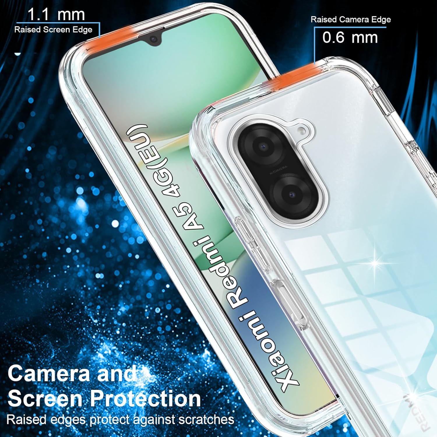 Husa 360 compatibila cu Xiaomi Redmi A5 171mm - V2 Transparent fata si spate