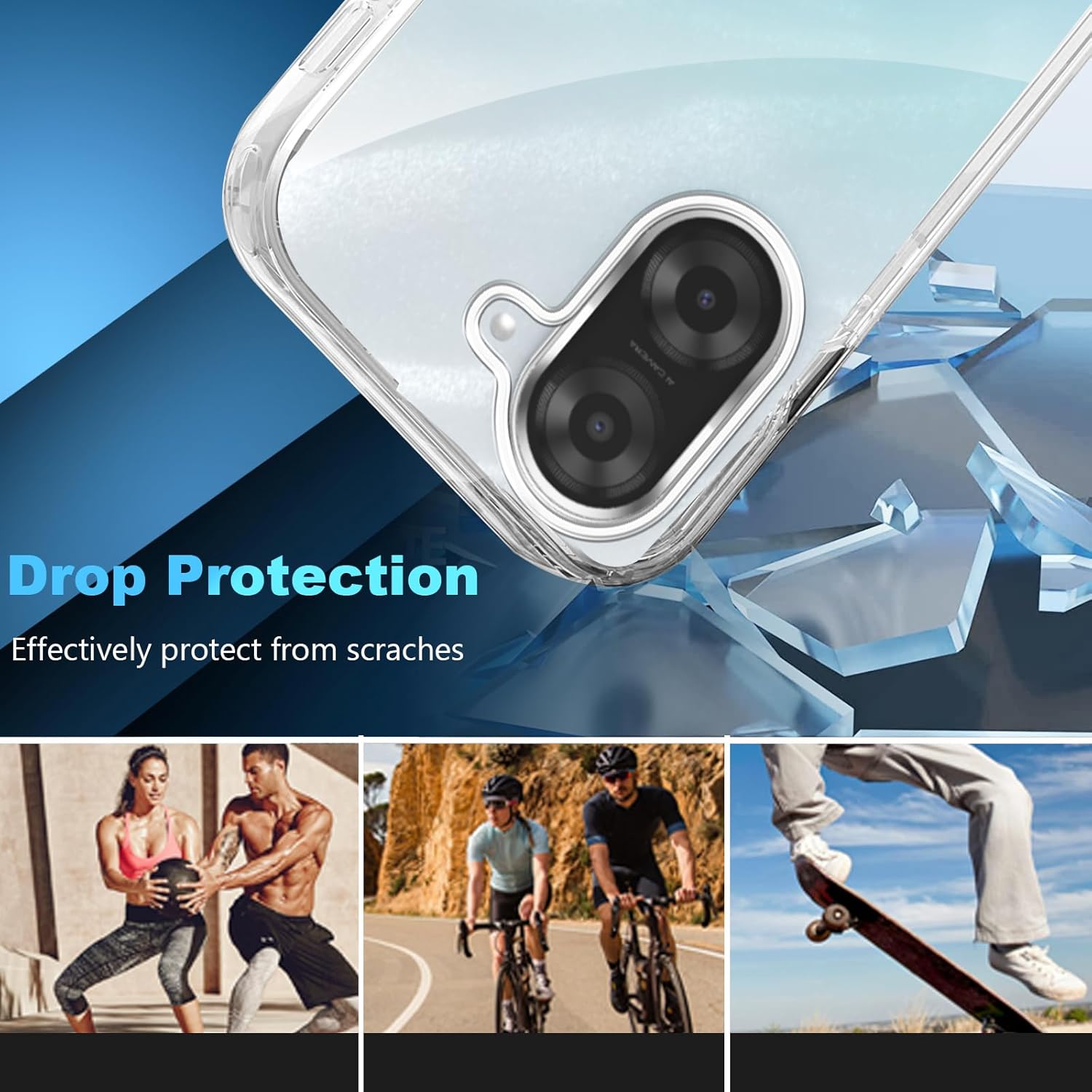 Husa 360 compatibila cu Xiaomi Redmi A5 171mm - V2 Transparent fata si spate