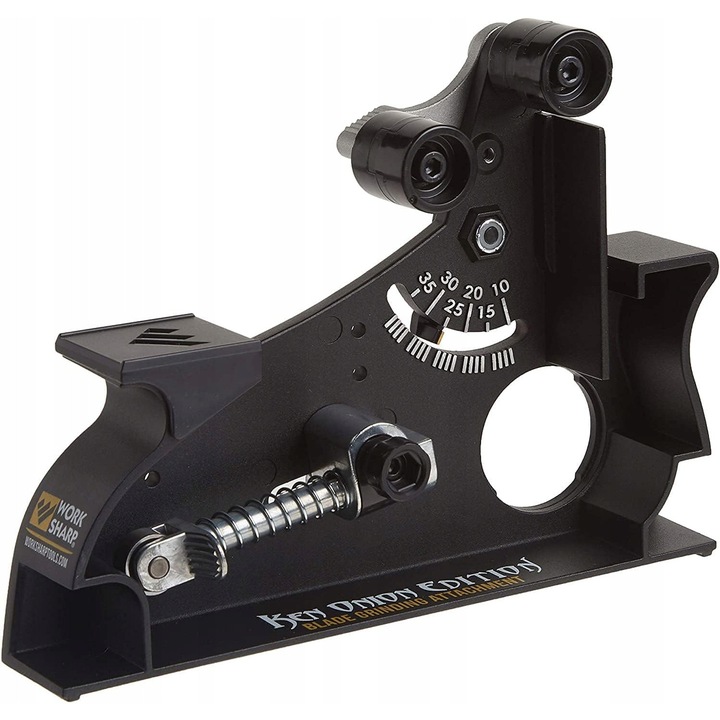 Work Sharp Ken Onion kézi élező, vízszintes köszörű markolat, 5 csiszolószalag, készlet