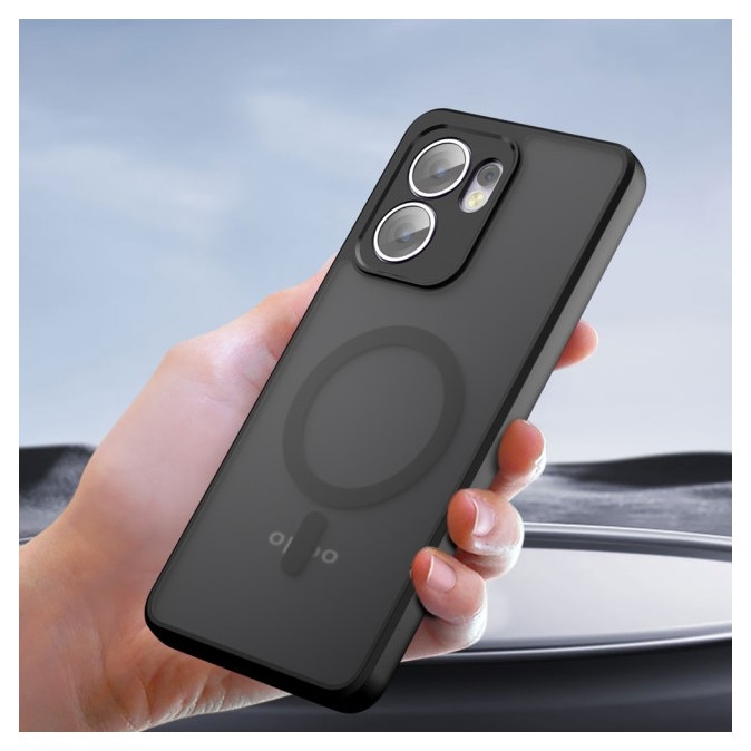 Husa Upzz® Pure Pentru Oppo A5 Pro 4G / A5 Pro 5G, Functie Magsafe, Design Premium, Super Rezistenta, Negru