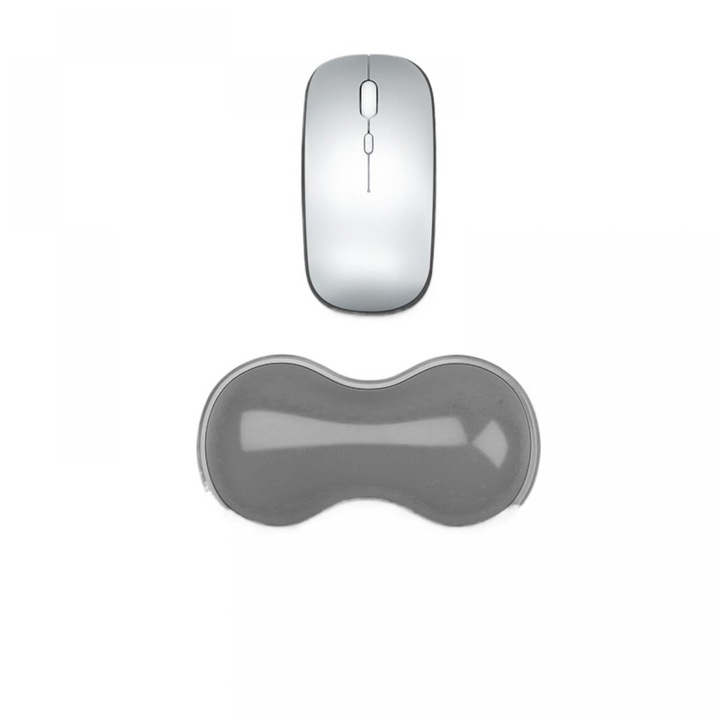 Suport Ergonomic Incheietura, Moale Si Antialunecare, Accesoriu Birou Pentru Mouse，Gri