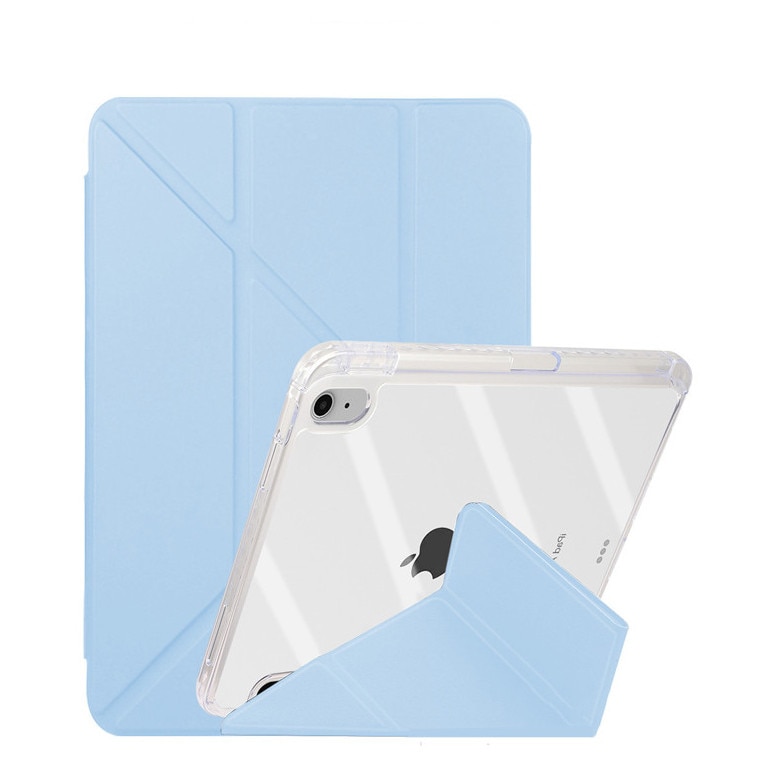 Husa tableta, pentru iPad 2022 (10th) 10.9 inch / 2025 (11th) 11 inch, Triple Fold in forma de Y Design, Multi unghi, Capac de piele pentru tablete cu slot pentru stilou, Trezire automata / somn，