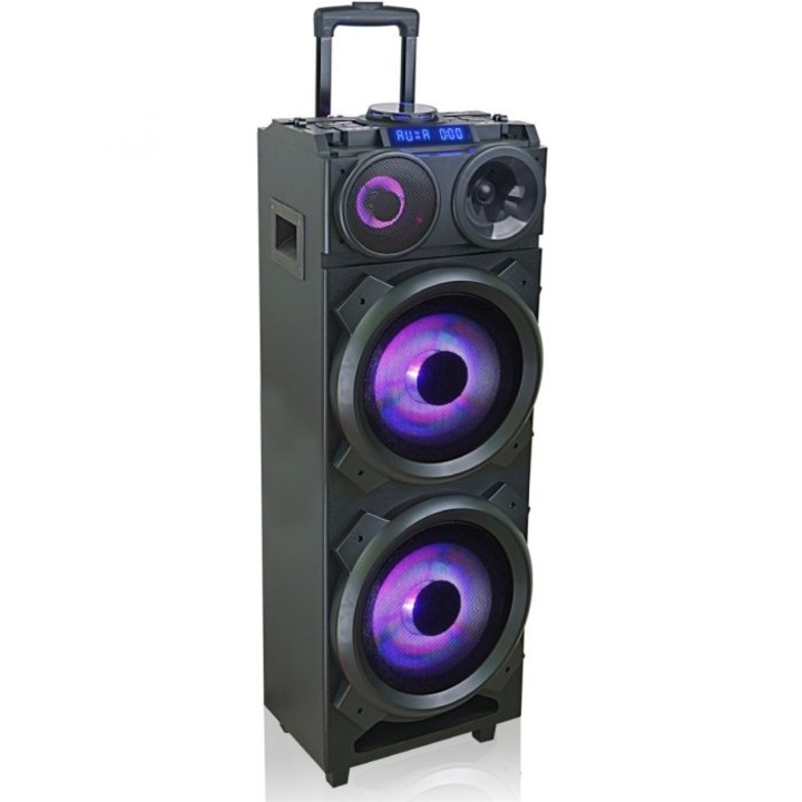 Boxa Bluetooth Swiss Go Taurus 150W, cu lumini