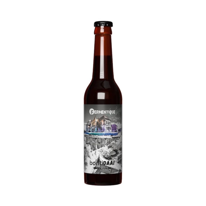 Bere artizanala Fermentique - BontiDAA!, Lager, 5%, 330 ml