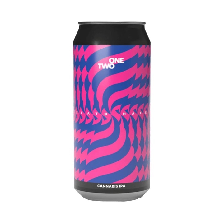 Bere artizanala OneTwo - Gelato Haze, IPA, 6%, 440 ml
