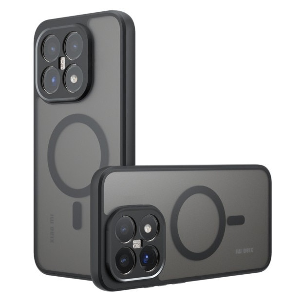 Husa Upzz® Pure Pentru Xiaomi 15T, Functie Magsafe, Design Premium, Super Rezistenta, Negru