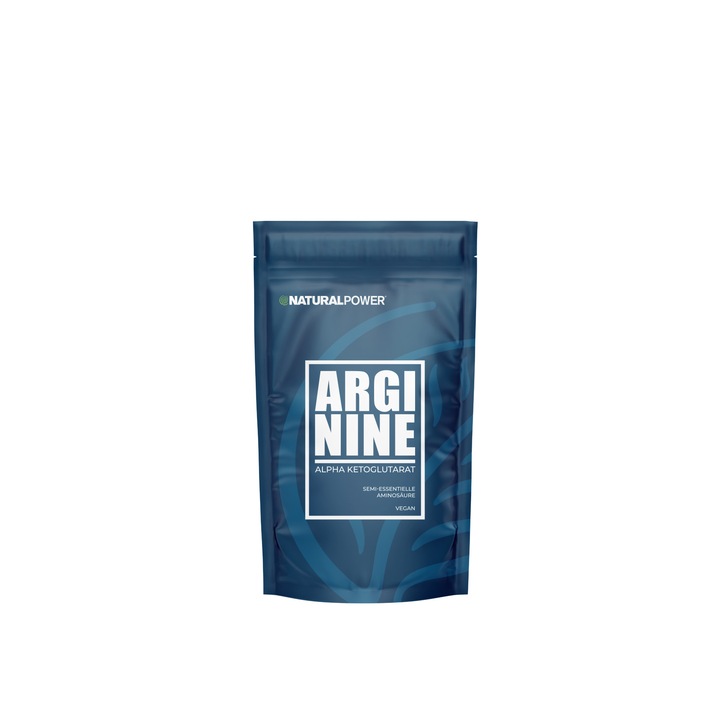 L-Arginina, Natural Power, Fara Aroma, 300g