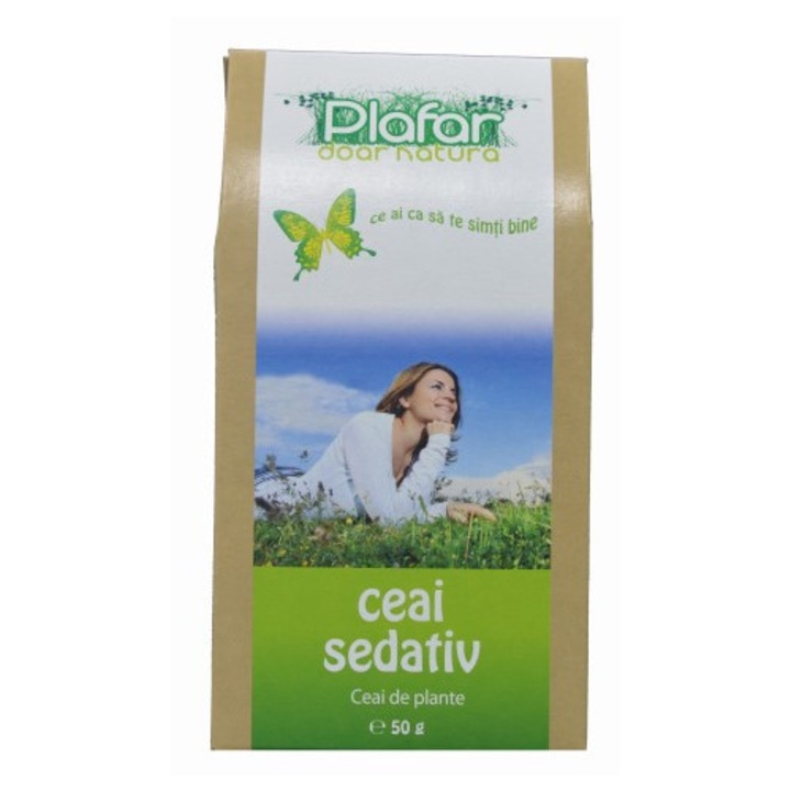 Ceai Sedativ 50g, Plafar, supliment alimentar, echilibru sistem nervos, relaxare