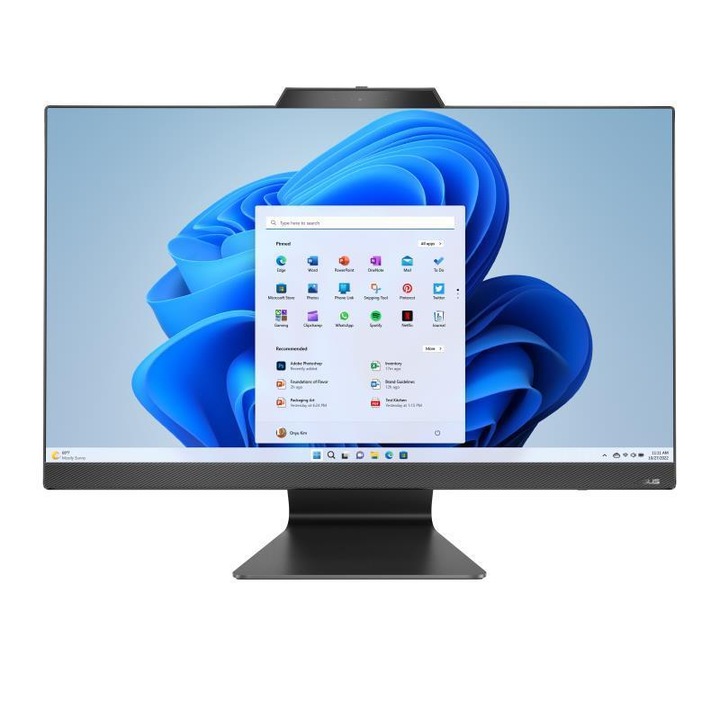 Sistem Desktop PC Acer Aspire XC-1715 cu procesor Intel® N150 pana la 3.60 GHz, 16GB DDR4, 512GB SSD, Intel® Graphics, NO OS, Negru