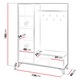 Mobilier pentru hol Siprynt 1D1K, MIRJAN 24, bej nisip, 40x134x180 cm