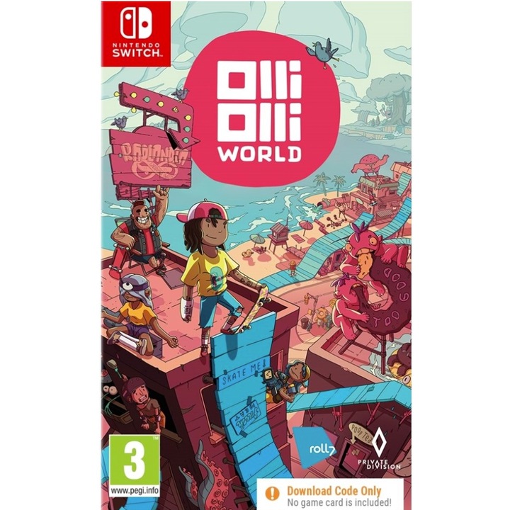 Joc Nintendo OlliOlli World, horror, Nintendo Switch, 2023