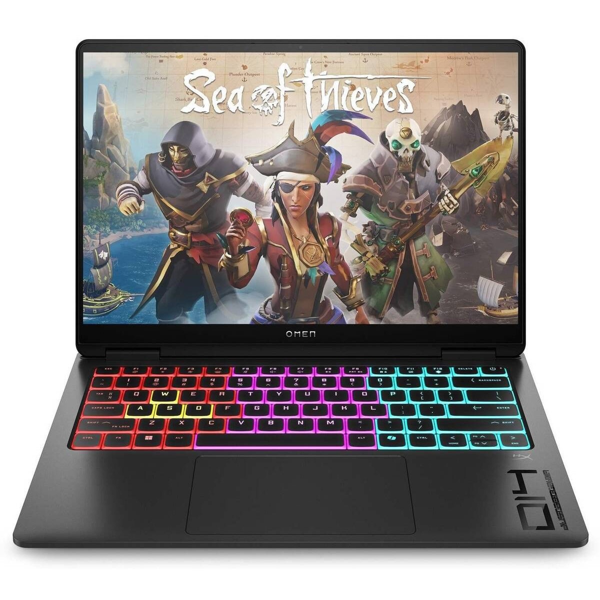 Laptop HP Omen Transcend 14-fb1217nw Ultra 7 255H 14inch 3K OLED 120Hz 32GB 1TB Windows 11 Home RTX5060 Negru