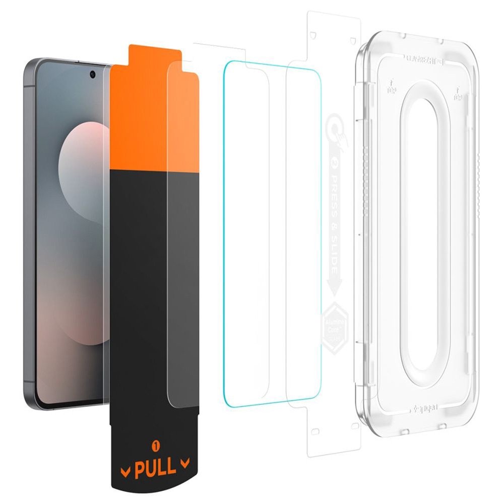 Folie pentru Samsung Galaxy S25 FE - Spigen Glas.tR EZ FIT Pro HD - Clear