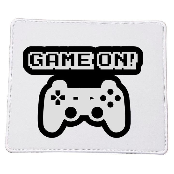 Mousepad Gamer No.2, 23x20cm, suprafata imprimata de calitate, baza din cauciuc antiderapant