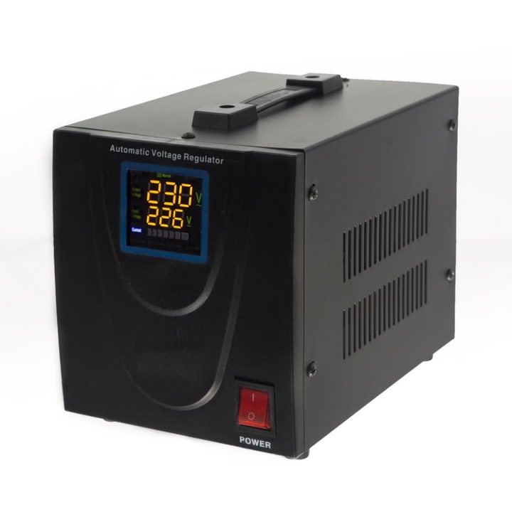 Стабилизатор на напрежение Braun Group 2000VA, 33.5x24x22cm, цифров