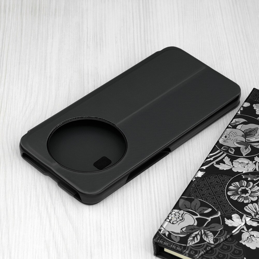 Husa pentru Honor Magic 8 Lite tip carte, Smart View, negru
