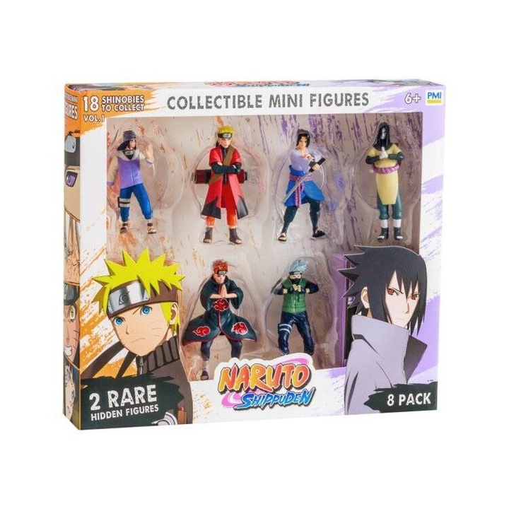 Комплект от 8 фигурки P.M.I. Kids World Naruto Shippuden