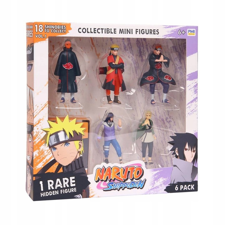 Комплект от 6 фигурки P.M.I. Kids World Naruto Shippuden