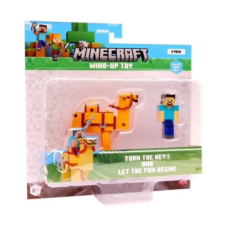 Фигурина P.M.I. Kids World MINECRAFT S2 3D НАВИВАЩА СЕ ИГРАЧКА - СТИВ И КАМИЛА