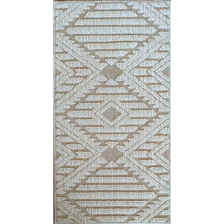Covor, Evel, UTO 80, Din Sfoara, Stil Boho, 160x230 cm, Interior-Exterior, Material 100% Polipropilen, Forma Dreptunghiulara, Tip Bucle, Gramaj Aproximativ 1500 g/m², Bej