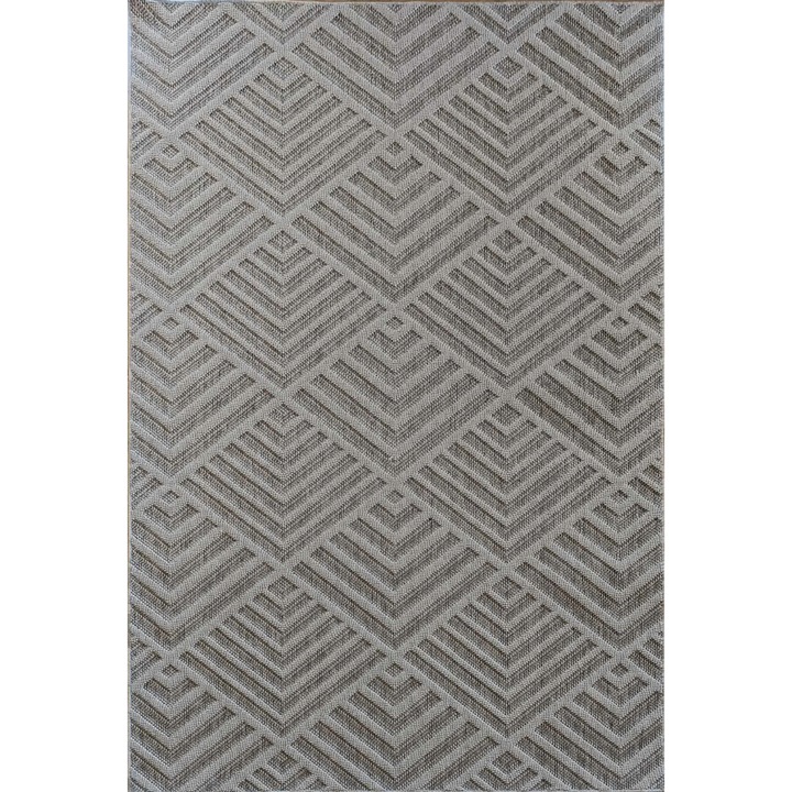 Covor, Evel, UTO 61, Din Sfoara, Stil Boho, 160x230 cm, Interior-Exterior, Material 100% Polipropilen, Forma Dreptunghiulara, Tip Bucle, Gramaj Aproximativ 1500 g/m², Bej Crem