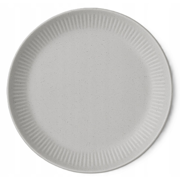 Koopman kerámia tányér, 22 cm, lapos forma, zöld színű, szettben más színekkel is elérhető