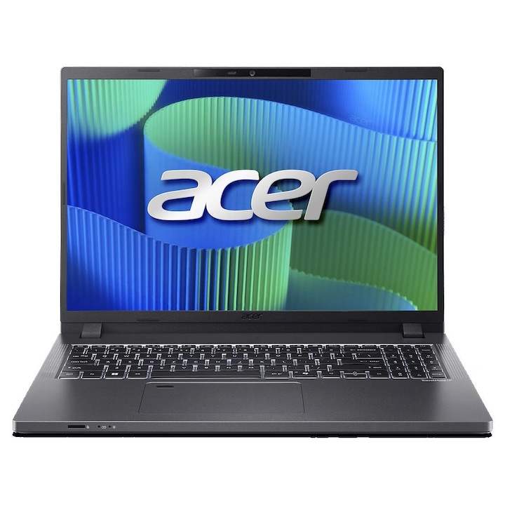 Laptop, Acer, TravelMate P2, Intel Core Ultra 5 125H, 16GB DDR5, 512GB SSD, 16 inch, gri