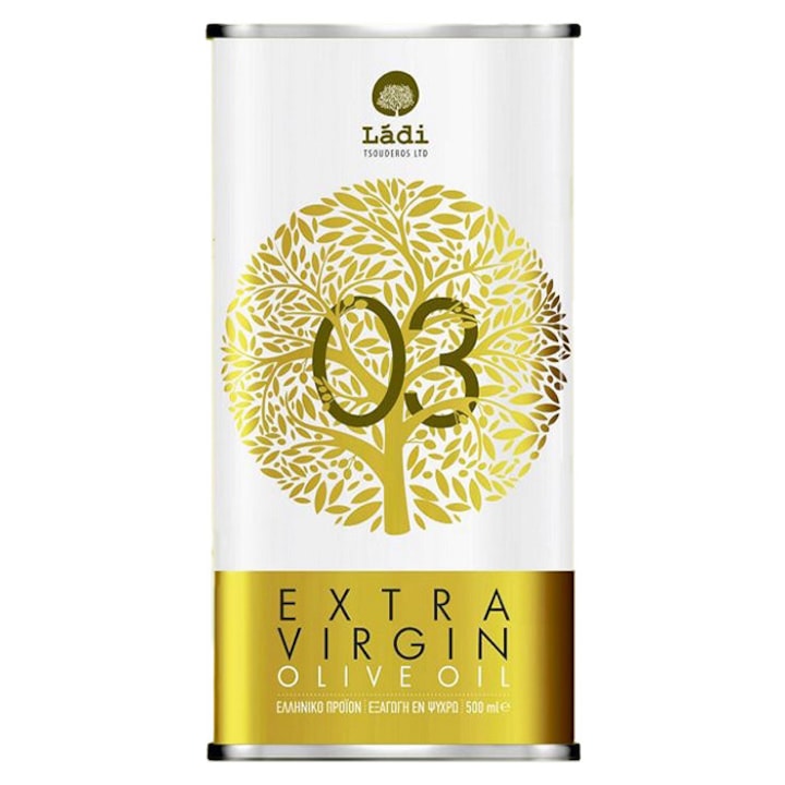 Ulei de Masline Extravirgin, LADI 0.3, 1L, 100% Koroneiki, Aciditate 0,3%