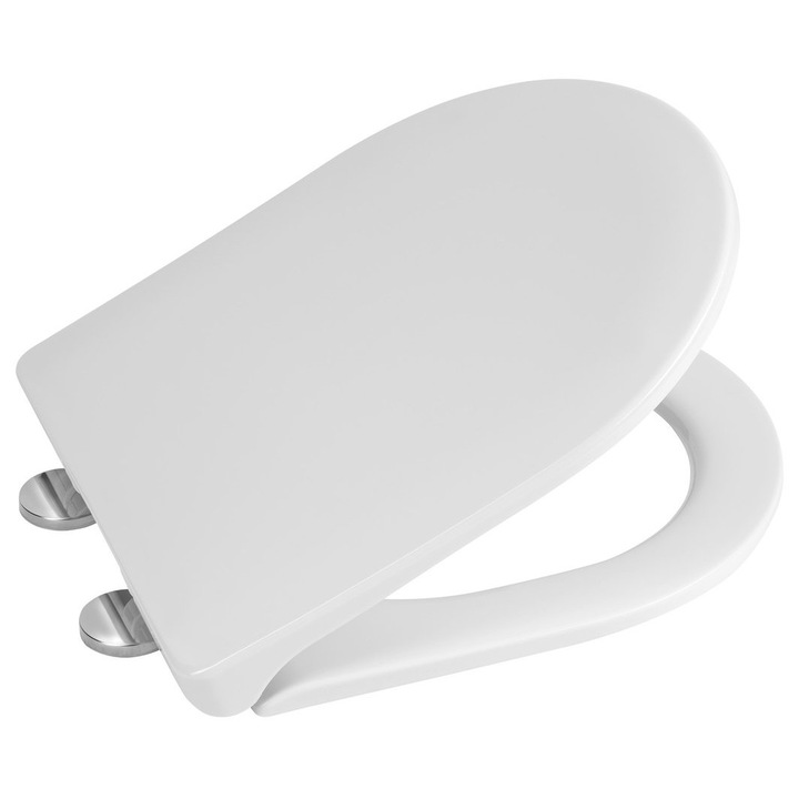Capac WC Aqualine VITO, Soft Close, Easy Take, alb, 3.5kg