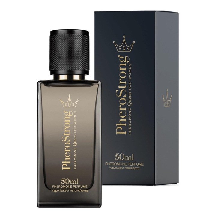 Parfum cu feromoni PheroStrong - Queen Women, pentru femei sigure si seducatoare, 50 ml