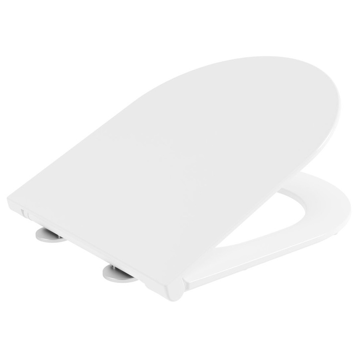 Capac WC Sapho PACO, SLIM, alb, Soft Close, Easy Take