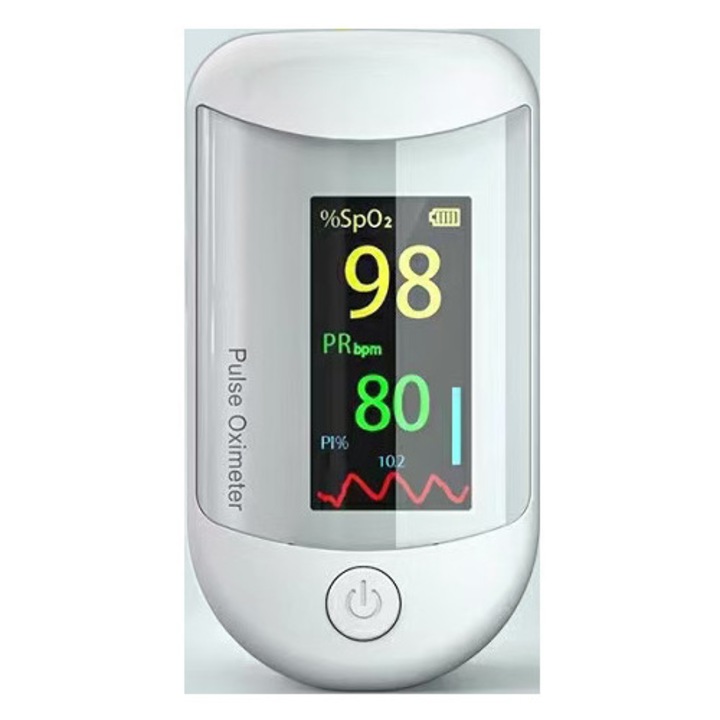 Оксиметър, Мониторинг на пулса и кисородна сатурация, Черен цвят, За пръст