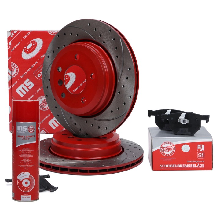 Fékbetét és féktárcsa készlet, Master Sport, BMW 5 (E60/E61) modellekhez