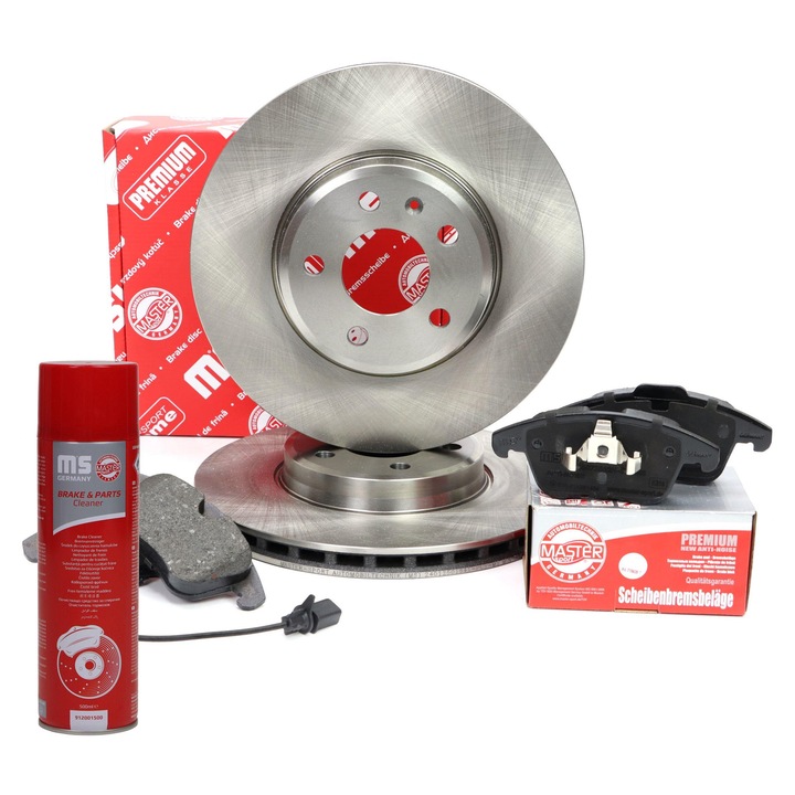Fékbetét és féktárcsa készlet, Master Sport, 314x67 mm, 5 lyuk, Audi A4 Allroad B8-hoz
