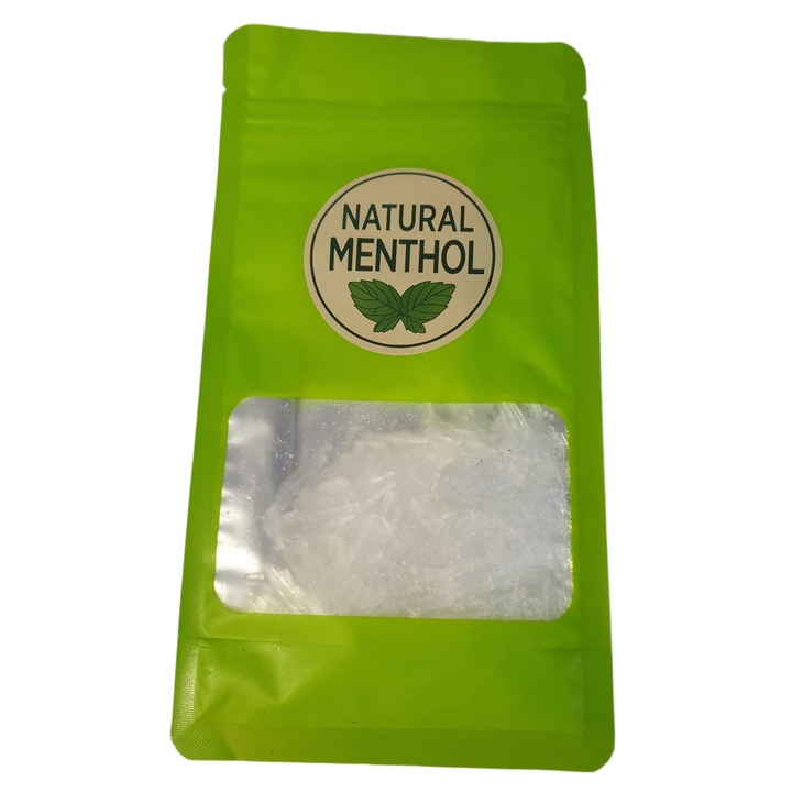 Ulei esențial de mentă cristalin pur, 25 g, aromă intensă, set pentru aromaterapie