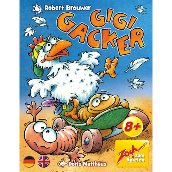 Joc de societate, Zoch zum Spielen, Gigi Gacker, 2-5 jucători, în limba engleză