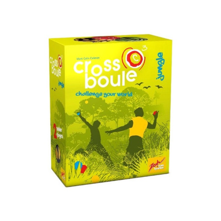 Set joc CrossBoule Jungle, Zoch zum Spielen, 2-4 jucători, bile moi, pentru interior și exterior