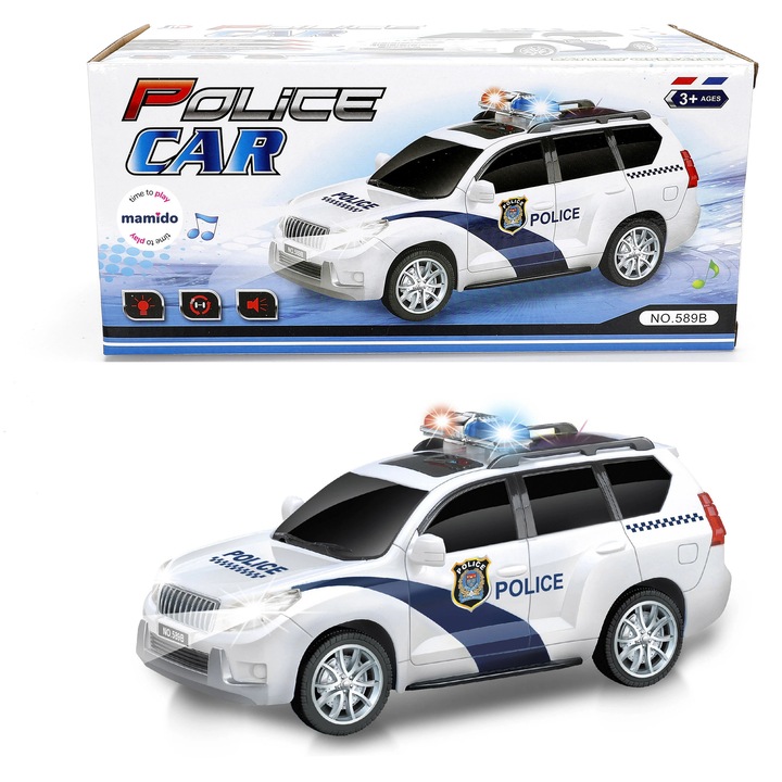 Mamido Interaktív rendőrautó fényekkel és hangokkal MT1553