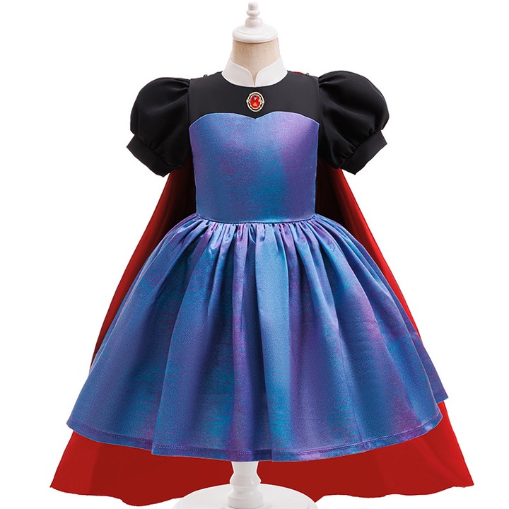 Costum printese copii, Model Alba ca Zapada, 100 cm