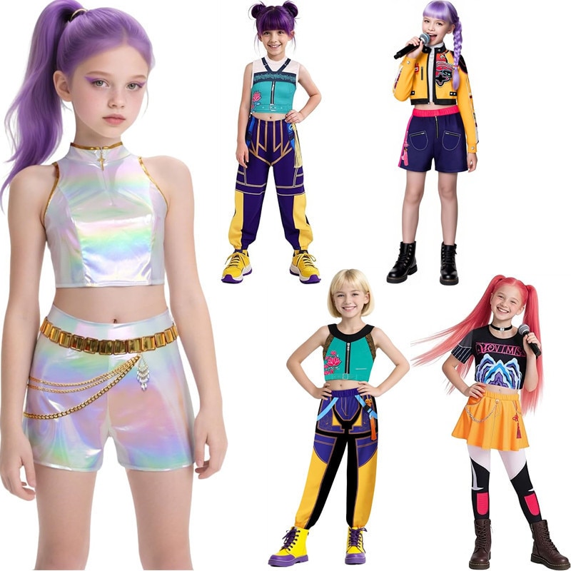C rumi⭐︎ Costum K-POP Devil Hunter, Rumi, set trei piese, 150cm - eMAG.ro
