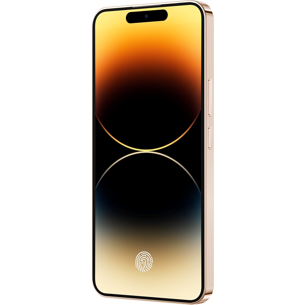Telefon mobil Oukitel P1 Pro, 4G, Dual SIM, Octa-Core Helio G100, 6.7-inch AMOLED FHD+ 120Hz, 32GB RAM / 512GB, Dynamic Island, In-Display Fingerprint, 5150mAh, NFC, Android 15, Gold